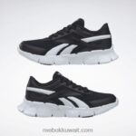 أطفال الأساسية أسود / أبيض ftwr حذاء zig dynamica 2 - مرحلة ما قبل المدرسة Reebok 0NZ0F1420 - Image 9