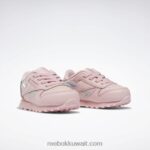 أطفال توهج وردي أحذية جلدية كلاسيكية - طفل صغير Reebok 0NZ0F1453 - Image 3