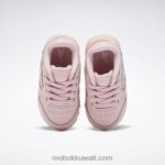 أطفال توهج وردي أحذية جلدية كلاسيكية - طفل صغير Reebok 0NZ0F1453 - Image 6