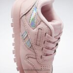 أطفال توهج وردي أحذية جلدية كلاسيكية - طفل صغير Reebok 0NZ0F1453 - Image 7