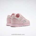أطفال توهج وردي حذاء جلدي كلاسيكي - مدرسة ابتدائية Reebok 0NZ0F1381 - Image 4