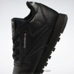 أطفال جوهر أسود أحذية جلدية كلاسيكية - طفل صغير Reebok 0NZ0F1393 - Image 7