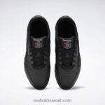 أطفال جوهر أسود حذاء جلدي كلاسيكي - مدرسة ابتدائية Reebok 0NZ0F1421 - Image 6