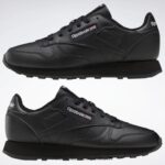 أطفال جوهر أسود حذاء جلدي كلاسيكي - مدرسة ابتدائية Reebok 0NZ0F1421 - Image 9