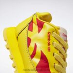 أطفال دائما أصفر / أحمر متسابق مرصد الحيوانات الأحذية الجلدية الكلاسيكية - طفل صغير Reebok 0NZ0F1430 - Image 8