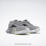 أطفال رمادي بارد 4 / قلب أسود / أصفر حامض حذاء zig dynamica 2 - مرحلة ما قبل المدرسة Reebok 0NZ0F1382 - Image 3