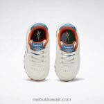 أطفال طباشير / أزرق فولاذي s23-r أحذية جلدية كلاسيكية - طفل صغير Reebok 0NZ0F1387 - Image 6