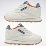 أطفال طباشير / أزرق فولاذي s23-r أحذية جلدية كلاسيكية - طفل صغير Reebok 0NZ0F1387 - Image 9