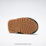 أطفال كور أسود / صمغ مطاطي ريبوك 02 أحذية جلدية كلاسيكية - طفل صغير Reebok 0NZ0F1424 - Image 5