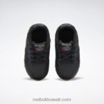 أطفال كور أسود / صمغ مطاطي ريبوك 02 أحذية جلدية كلاسيكية - طفل صغير Reebok 0NZ0F1424 - Image 6