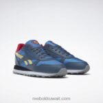 أطفال متفائل باللون الأزرق / redtastic / أصفر ضبابي أحذية جلدية كلاسيكية DC - مدرسة ابتدائية Reebok 0NZ0F1390 - Image 4