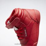 أطفال ناقلات الأحمر / ftwr الأبيض أحذية هاي حرة - طفل صغير Reebok 0NZ0F1449 - Image 8
