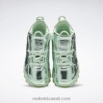 أطفال نصف بكسل النعناع / الفضة التقى. كاردي بي حذاء جلدي كلاسيكي - مدرسة ابتدائية Reebok 0NZ0F1455 - Image 6