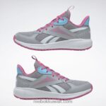 أطفال نقي رمادي 3 / وردي حقيقي / أزرق رقمي حذاء رود سوبريم 4 - مرحلة ما قبل المدرسة Reebok 0NZ0F1441 - Image 9