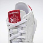 أطفال ftwr أبيض / أحمر متجه أحذية جلدية كلاسيكية - مرحلة ما قبل المدرسة Reebok 0NZ0F1440 - Image 7