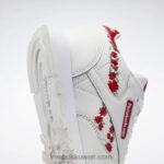 أطفال ftwr أبيض / أحمر متجه أحذية جلدية كلاسيكية - مرحلة ما قبل المدرسة Reebok 0NZ0F1440 - Image 8