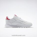 أطفال ftwr أبيض / أحمر متجه حذاء جلدي كلاسيكي - مدرسة ابتدائية Reebok 0NZ0F1417 - Image 2