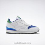 أطفال ftwr أبيض / أزرق متجه حذاء فلاش كلاسيك ستيب اند فلاش - مرحلة ما قبل المدرسة Reebok 0NZ0F1402 - Image 2