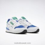 أطفال ftwr أبيض / أزرق متجه حذاء فلاش كلاسيك ستيب اند فلاش - مرحلة ما قبل المدرسة Reebok 0NZ0F1402 - Image 3