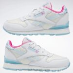 أطفال ftwr أبيض / رقمي أزرق حذاء فلاش كلاسيك ستيب اند فلاش - مرحلة ما قبل المدرسة Reebok 0NZ0F1433 - Image 9