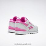 أطفال ftwr أبيض / وردي ذري حذاء فلاش كلاسيك ستيب اند فلاش - مرحلة ما قبل المدرسة Reebok 0NZ0F1378 - Image 4