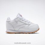 أطفال FTWWR أبيض / صمغ مطاطي ريبوك 02 أحذية جلدية كلاسيكية - طفل صغير Reebok 0NZ0F1448 - Image 2