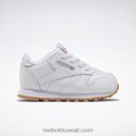 أطفال FTWWR أبيض / صمغ مطاطي ريبوك 02 أحذية جلدية كلاسيكية - طفل صغير Reebok 0NZ0F1448