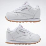 أطفال FTWWR أبيض / صمغ مطاطي ريبوك 02 أحذية جلدية كلاسيكية - طفل صغير Reebok 0NZ0F1448 - Image 9