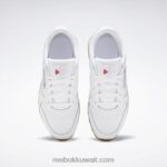 أطفال FTWWR أبيض / صمغ مطاطي ريبوك 02 حذاء جلدي كلاسيكي - مدرسة ابتدائية Reebok 0NZ0F1379 - Image 6