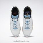 الأزرق القطبي / الأزرق القاسي / الأسود الأساسي حذاء جلد كلاسيكي ستريت فايتر Reebok 0NZ0F929 - Image 7