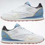 الأزرق القطبي / الأزرق القاسي / الأسود الأساسي حذاء جلد كلاسيكي ستريت فايتر Reebok 0NZ0F929 - Image 10
