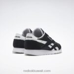 الأساسية أسود / أبيض ftwr أحذية الرجال النايلون الكلاسيكية Reebok 0NZ0F1035 - Image 4