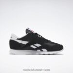الأساسية أسود / أبيض ftwr أحذية نسائية نايلون كلاسيكية Reebok 0NZ0F102 - Image 2