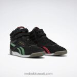 الأساسية أسود / غلين أخضر / أحمر متجه f / s مرحبا أحذية نسائية Reebok 0NZ0F352 - Image 3