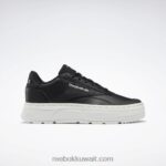الأساسية الأسود / الطباشير أحذية نسائية مزدوجة جيو كلوب ج Reebok 0NZ0F204