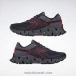 الأساسية الأسود / ناقلات الأحمر / الرمادي البارد 6 حذاء zig dynamica 2 Adventure للرجال Reebok 0NZ0F1058 - Image 9