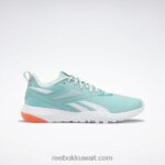 البط البري شبه الكلاسيكي / الضباب / التوهج البرتقالي حذاء فليكساجون فورس 4 نسائي للتدريب Reebok 0NZ0F398