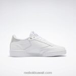 التقى أبيض / فضي ftwr. حذاء نسائي كلوب سي 85 Reebok 0NZ0F319 - Image 2