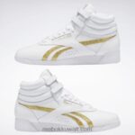التقى الأبيض / الذهب. f / s مرحبا أحذية نسائية Reebok 0NZ0F393 - Image 3