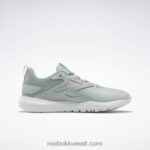 الرمادي الساحلي / أبيض ftwr / البرتقالي التوهج حذاء فلكساغون إنرجي 4 للتدريب النسائي Reebok 0NZ0F184 - Image 2