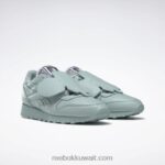 الرمادي الساحلي / أسود النواة حذاء ايمز جلدي كلاسيكي Reebok 0NZ0F548 - Image 3