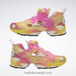 الطباشير / الأساسية الأسود أحذية الغضب instapump مبتسم Reebok 0NZ0F197 - Image 4