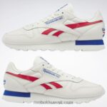 الطباشير / ناقلات الأحمر / ناقلات الأزرق أحذية جلدية كلاسيكية Reebok 0NZ0F683 - Image 9