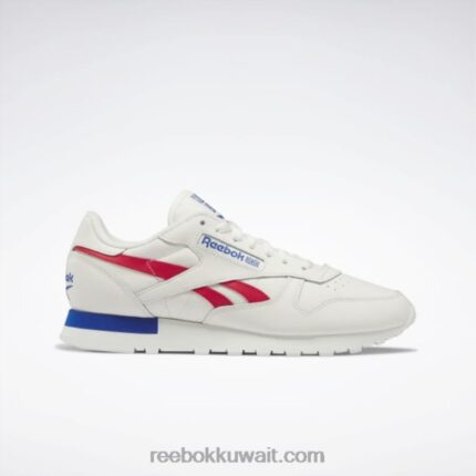 الطباشير / ناقلات الأحمر / ناقلات الأزرق أحذية جلدية كلاسيكية Reebok 0NZ0F683