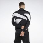 الليل أسود / أبيض هوية ناقلات متماسكة سترة المسار Reebok 0NZ0F348 - Image 3