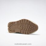 المرمر / البيج الحديث / الطباشير أحذية نسائية جلدية كلاسيكية Reebok 0NZ0F116 - Image 6