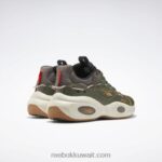 تريك جراي / هنتر جرين / وايلد براون حل أحذية كرة السلة منتصف Reebok 0NZ0F213 - Image 4