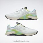 توهج العقيق / الجير المضيء / التوهج الرقمي حذاء تمرين نانو x2 للرجال مبتسم Reebok 0NZ0F128 - Image 3