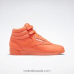 توهج برتقالي / أبيض ftwr أحذية نسائية هاي حرة Reebok 0NZ0F141