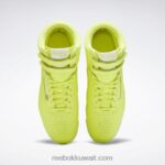 حامض شمسي أصفر / أبيض فاتح أحذية نسائية هاي حرة Reebok 0NZ0F150 - Image 6